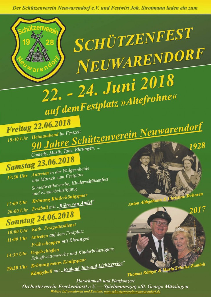 Schützenverein Neuwarendorf Plakat 2018 Web1